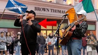 UNBELIEVABLE Scottish singer JOINS to sing Tennessee Whiskey | Cammy Barnes + Allie Sherlock Cover