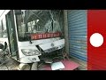 Shocking road rage accident: Driver of moving bus dragged away from wheel