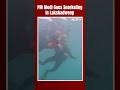PM Modis Lakshadweep Visit: Snorkelling, Walk On Beach  - 00:55 min - News - Video