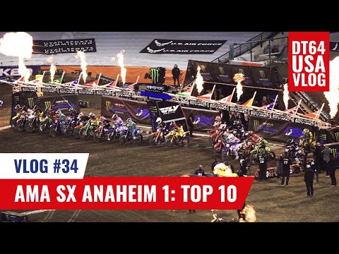 Nique Thury USA Vlog #34 - A1 das erste Rennen der AMA Supercross Saison im Angel Stadium Anaheim