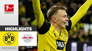 Dortmund Turns The Game Around! | Borussia Dortmund — RB Leipzig 2-1 | Highlights | Matchday 9