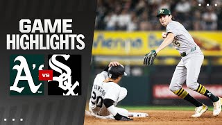 A's vs. White Sox Game Highlights (9/13/24) | MLB Highlights