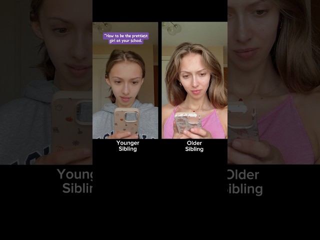 #pov The older sibling doesn’t want the younger sibling to repeat her mistakes…
