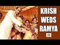 Director Krish weds Ramya -Exclusive Compiled Video