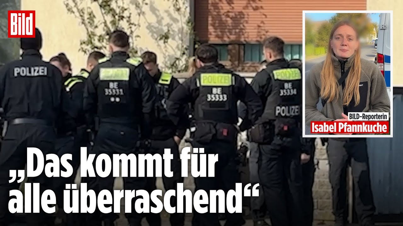 BILD-Reporterin vor Ort: Polizei verfolgt heiße Spur im Fall Rebecca
