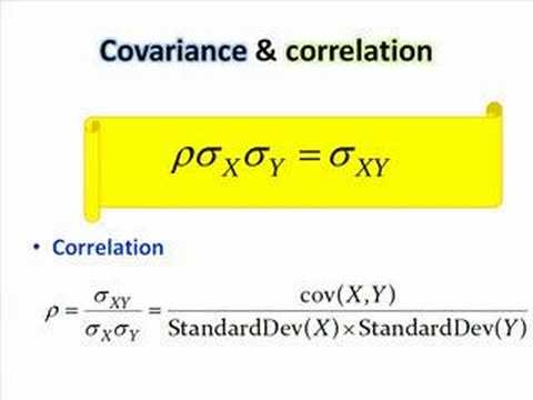 FRM: Correlation & Covariance - YouTube