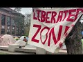 Pro-Palestinian encampment grows on the University of Michigan campus  - 00:44 min - News - Video