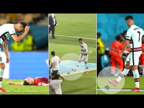 Watch: Cristiano Ronaldo throws and kicks his armband again Watch: Cristiano Ronaldo throws and kicks his armband again