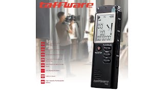 Pratinjau video produk Taffware Perekam Suara Digital Voice Recorder 8GB - T60