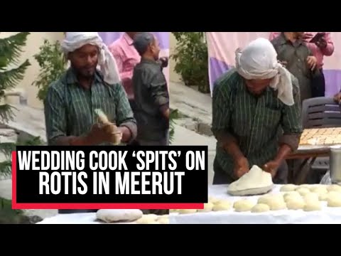 Man spits on roti while cooking in wedding event, video goes viral Man spits on roti while cooking in wedding event, video goes viral