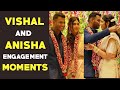 Watch: Hero Vishal and Anisha Reddy Engagement Photos