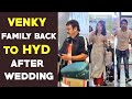 Venkatesh family back to Hyderabad after wedding- Viral Pics