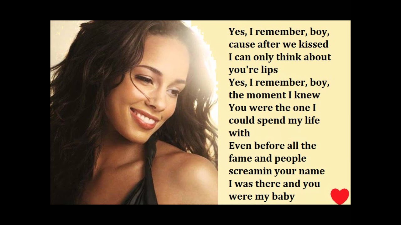 My Boo Usher Alicia Keys Lyrics Youtube 4180