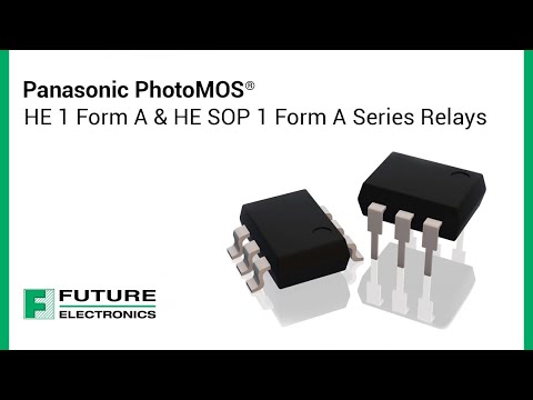 Panasonic PhotoMOS HE 1 Form A & HE SOP 1 Form A Series Relays