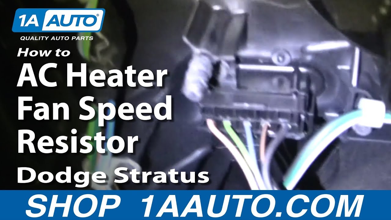 How To Fix AC Heater Fan Speed Resistor Dodge Stratus 01 ... 2003 ford taurus power window wiring diagram 