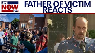 Father of 8-year-old school shooting victim speaks in Minneapolis