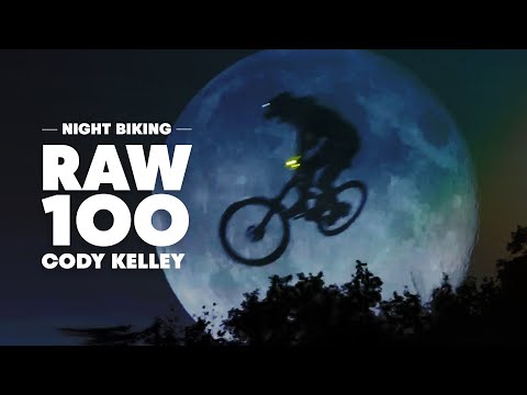 Night-Biking Moonlit MTB Trails in Utah - Raw 100