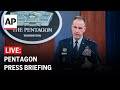 LIVE: Pentagon press briefing