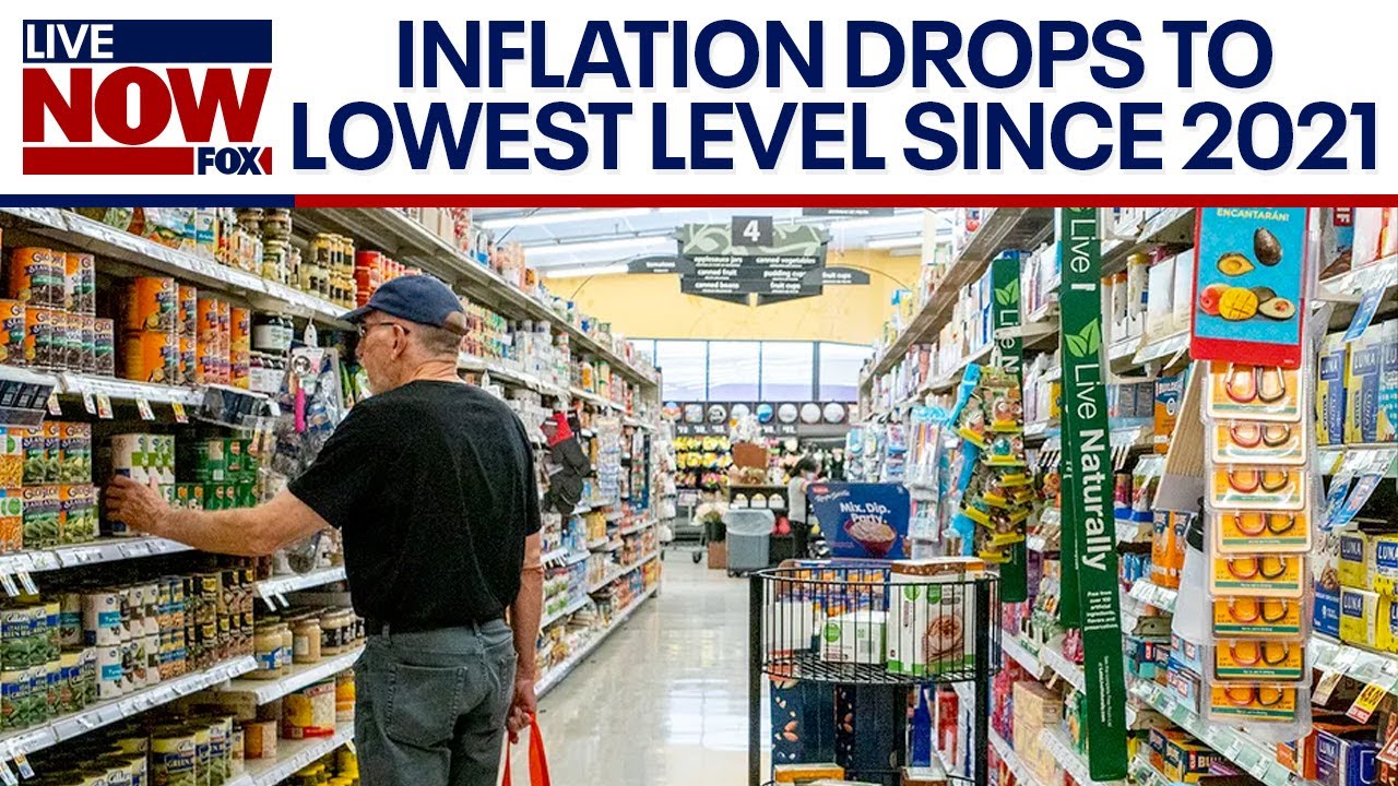 Inflation drops to 2.9% for first time since 2021 | LiveNOW from FOX