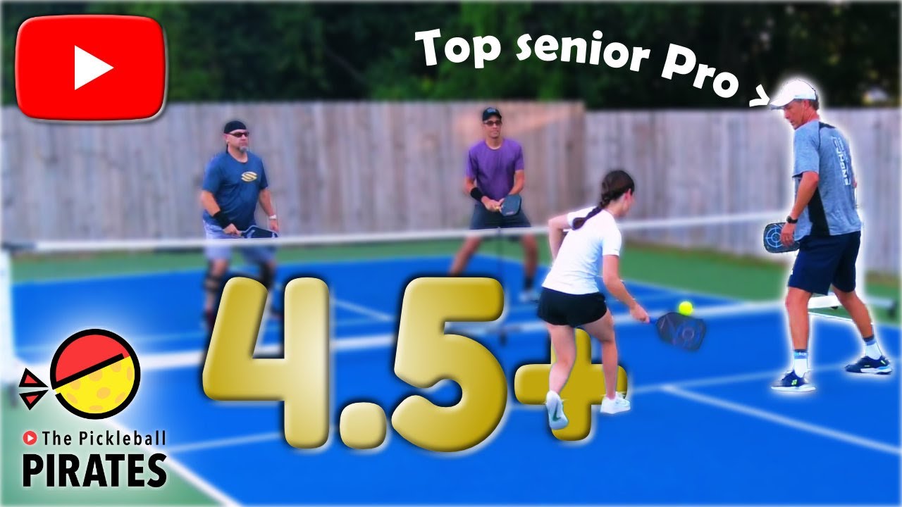 4.5+ Pickleball at Private Court Featuring Top Senior Pro