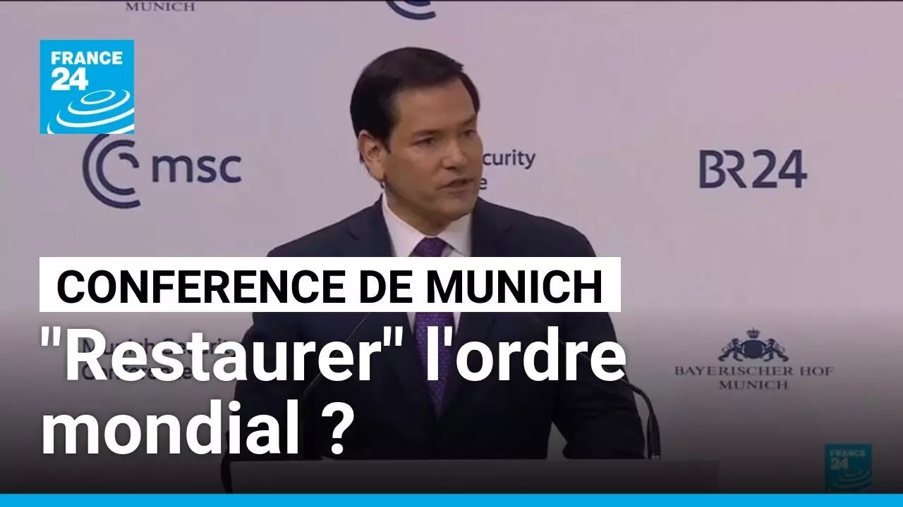 A Munich, les Etats-Unis veulent "restaurer" l'ordre mondial • FRANCE 24