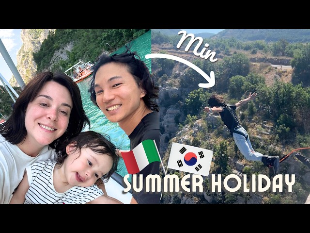 Coreani provano le sagre di paese italiane || Min disperso dopo aver fatto Bunjee jumping 😰