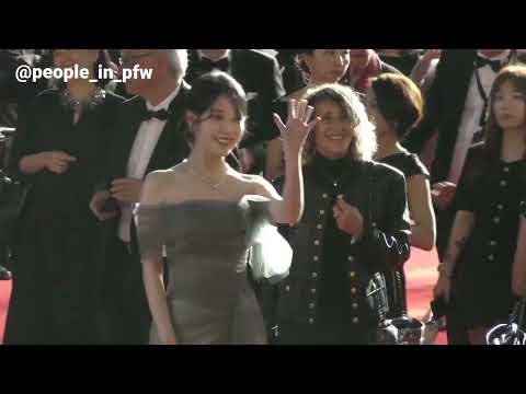 IU / Lee Ji Eun 아이유 on the red carpet for the screening of "Broker 브로커" in Festival de Cannes - 26.5
