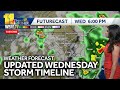Alenas updated Wednesday storm timeline