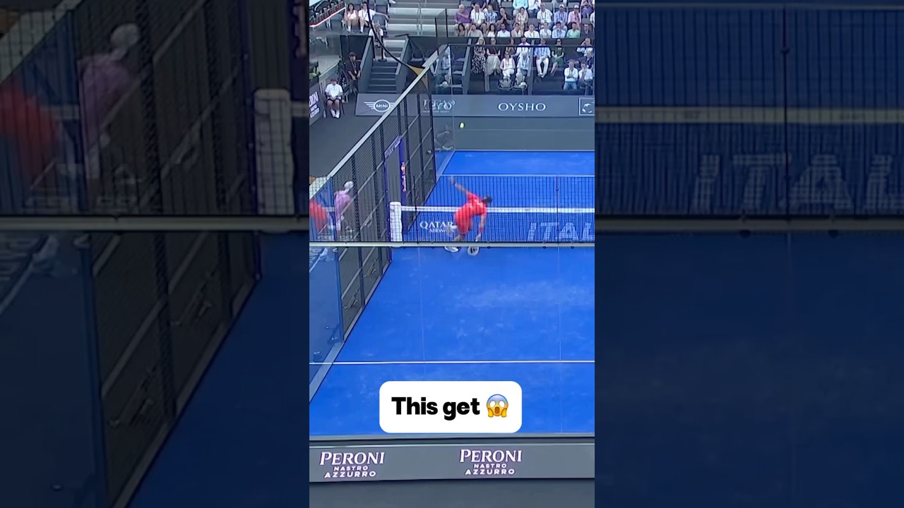 Do you see more net cord shots in Pickleball or Padel? 🎥: @PremierPadelOfficial #shorts #padel
