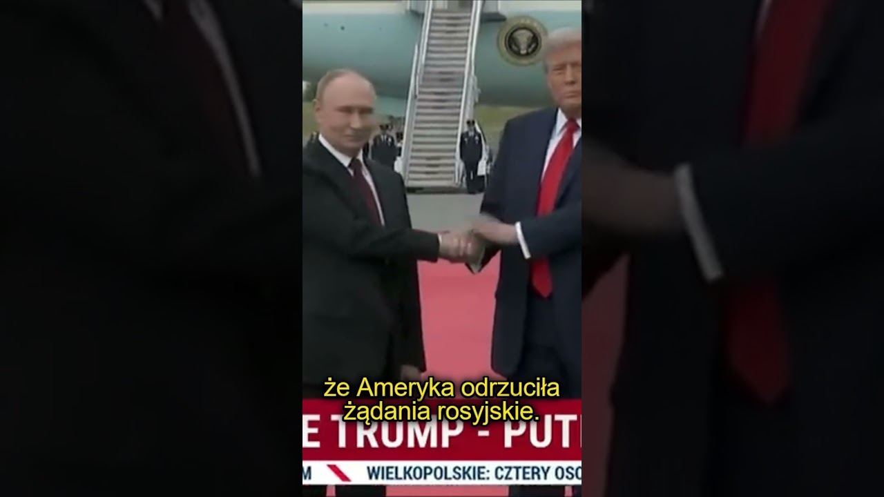 Spotkanie Trump i Putin - To już symboliczne ujęcie - Wojna na Ukrainie - wojna między Rosją a USA