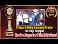 R Square Media Managing Director Mr. Raju Rayapuri Receives Corporate ad Film Maker Award | hmtv