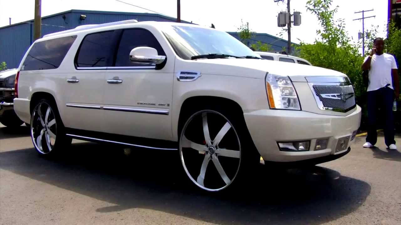 Cadillac Escalade ESV on 30's - YouTube