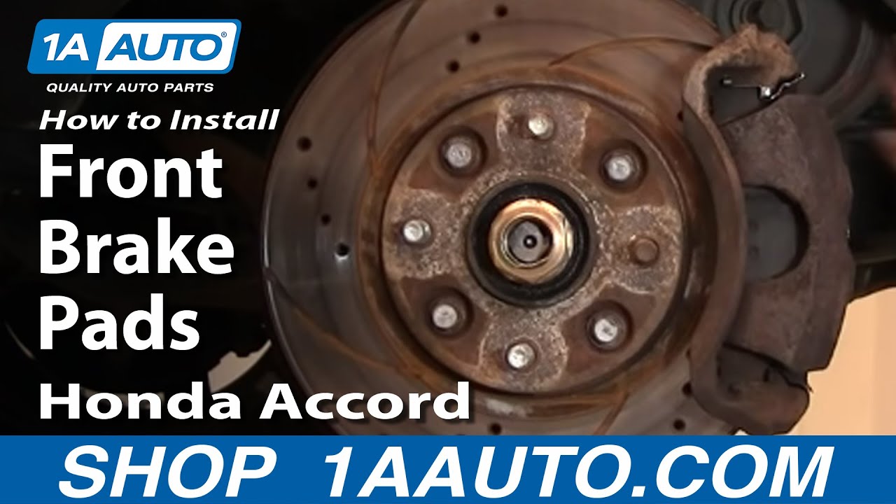 How to change front brakes on a 2002 honda accord