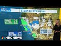 Wild weather predicted for the West Coast and beyond