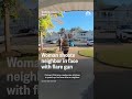Woman shoots neighbor in face with flare gun  - 00:48 min - News - Video