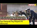 CDS Chauhan, Army Chief Pay Homage | Top Generals Pay Respect At Memorial | NewsX
