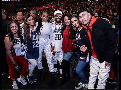 LA Clippers Filipino Halftime f. Apl.de.ap, Jessica Reynoso, Liane V., Jasmine V. & Jules Aurora