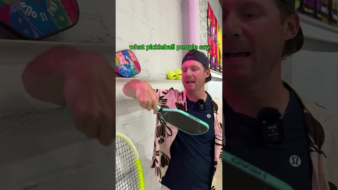 Maybe we’re on to something ☝️ #pickleball #tennis #tennisplayers