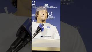 Indianapolis Colts' Jonathan Taylor Says Danny Dimes Has Wheels