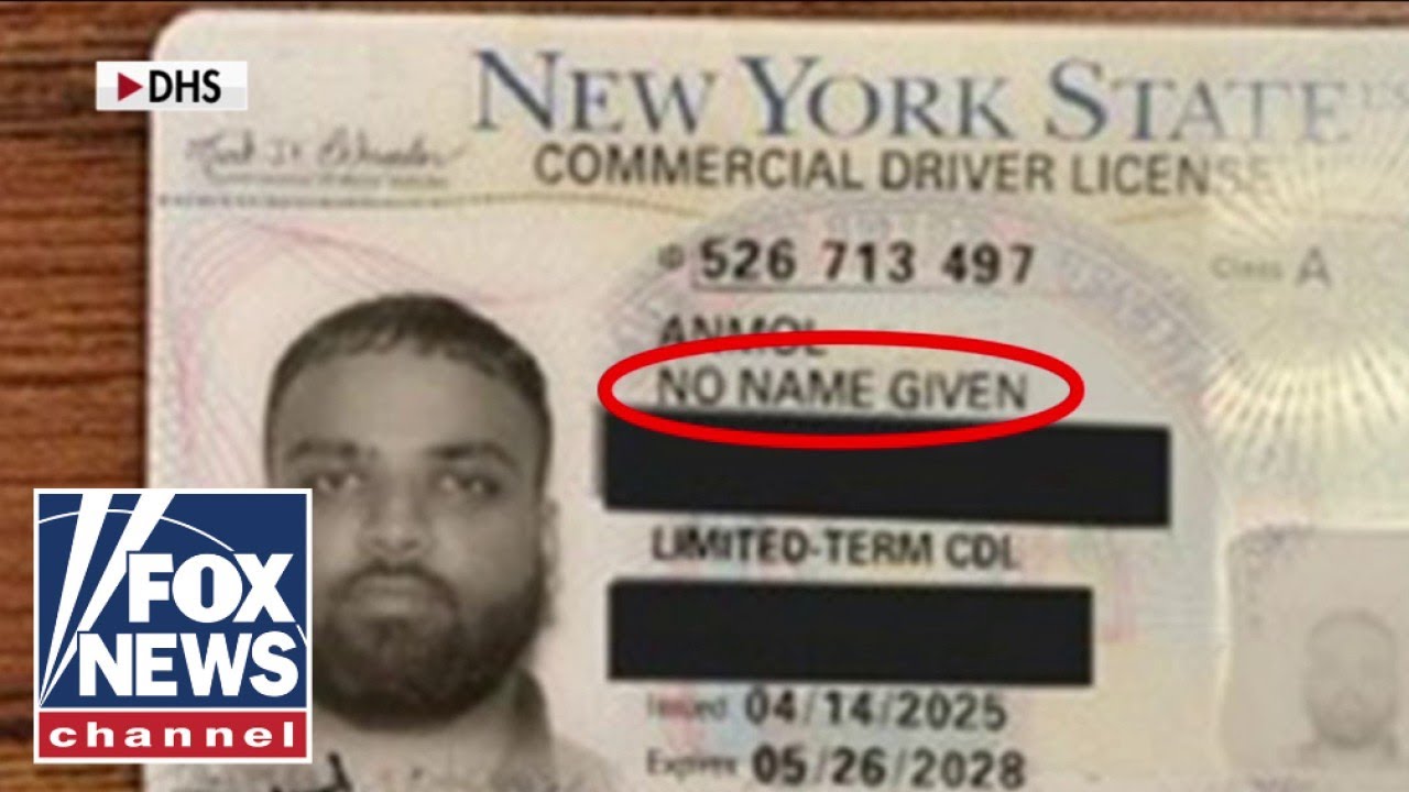 Illegal immigrant arrested with 'NO NAME' on driver's license: 'SHAMEFUL'