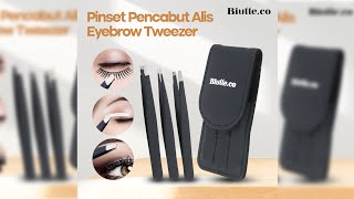 Pratinjau video produk Biutte.co Pinset Pencabut Alis Eyebrow Tweezer 3 PCS - HJ-E92