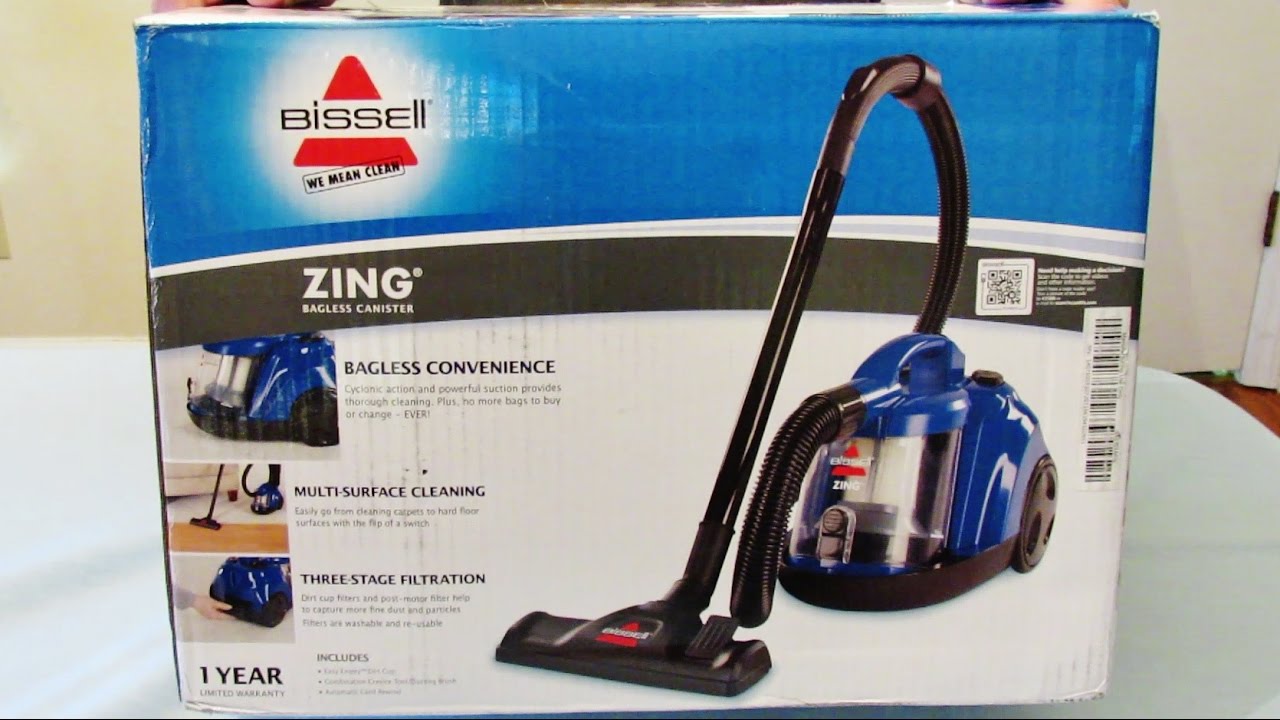 Bissell Zing Bagless Canister Vacuum 2156A Review Lazy Researcher