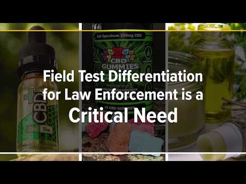 DetectaChem's new CBD/THC Differentiation Test Pouch for the MobileDetect App accurately differentiates between CBD and THC while also providing an indication of legal concentration limits. This new smartphone-based test helps law enforcement navigate legal complexities of multi-state trafficking, grow farm regulations and usage of CBD and THC products.