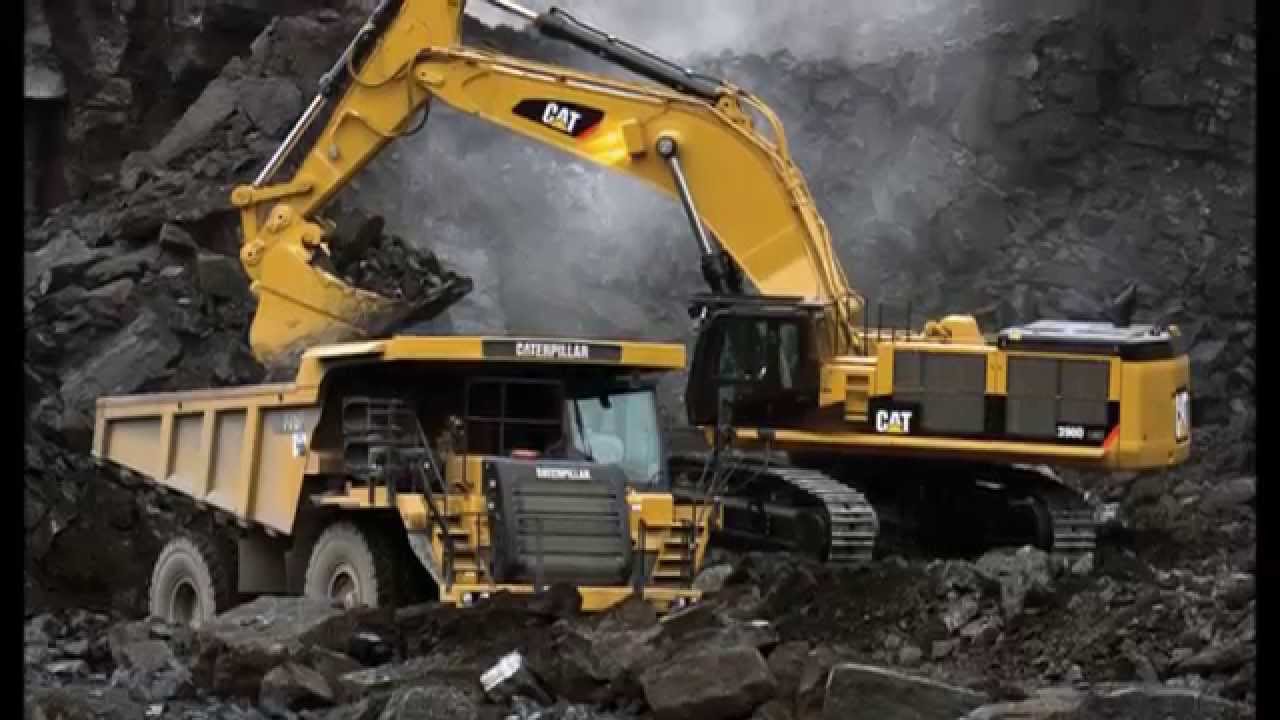 cat massive machine excavator