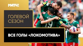 «Голевой сезон». Детальный обзор всех забитых мячей «Локомотива» в Тинькофф РПЛ 2021/22