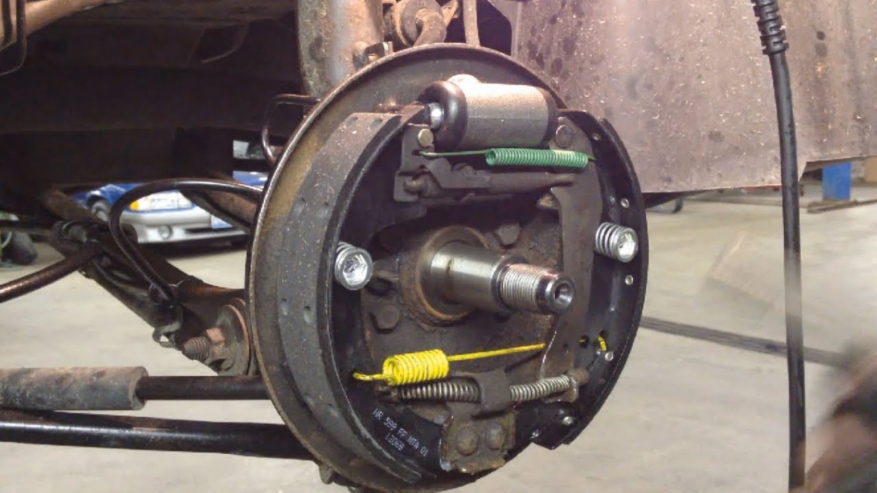 Removing rear brake drum ford ka