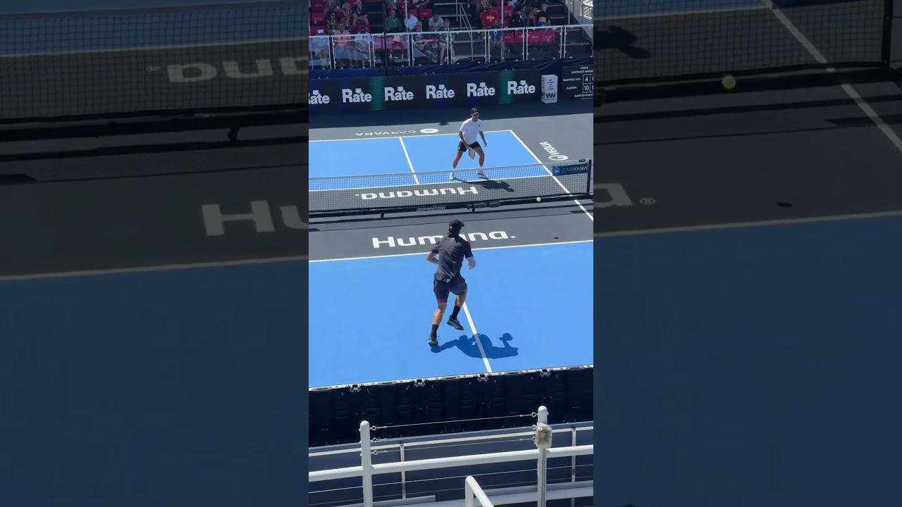 This is good pickleball 👏 Christian Alshon covering the entire court 🔥
