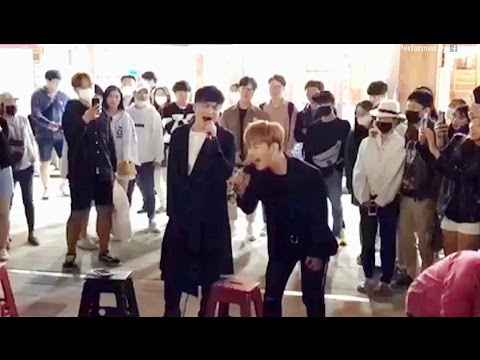 '어디에도' 부르는데 실제 이수가 오더니 같이 부름 ㄷㄷ (허성정 홍대 버스킹 직캠)