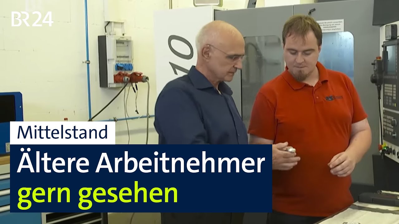 Erfahrung gern gesehen: Nürnberger Betrieb testet Anreize für längeres Arbeiten | BR24