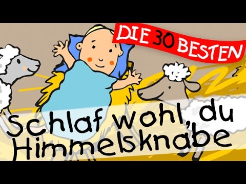 🏞️ Schlaf wohl Du Himmelsknabe - Schlaflieder zum Mitsingen || Kinderlieder